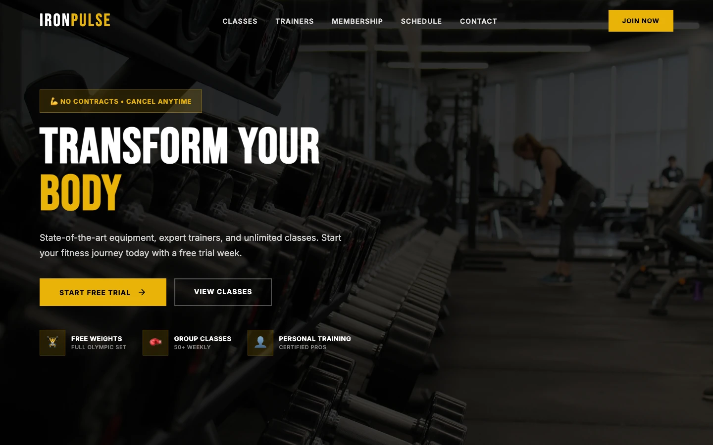 Landing Page Design & Development example website