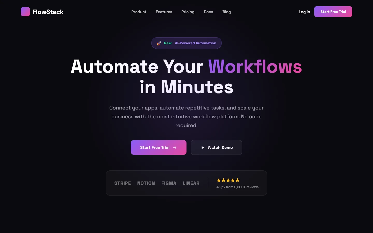 Web Application Development example website